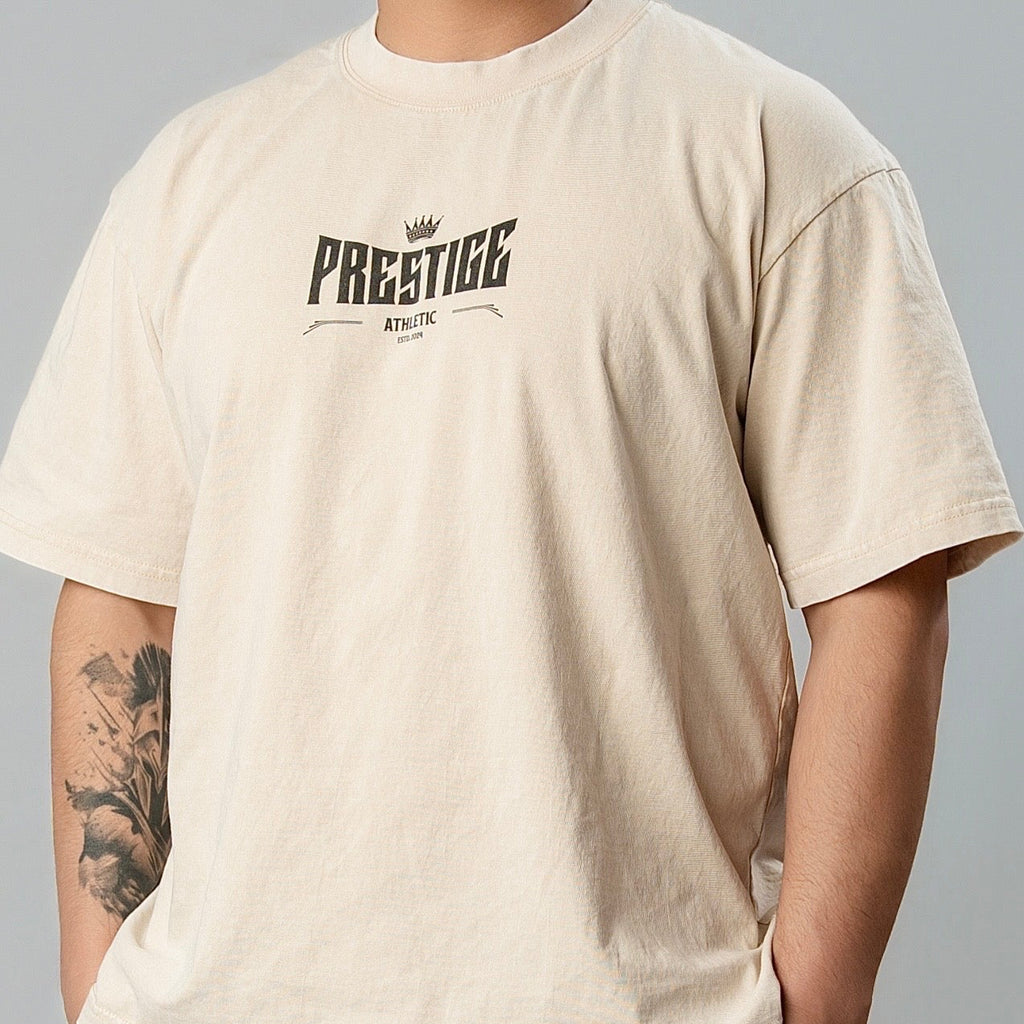 Beige Oversized Tee