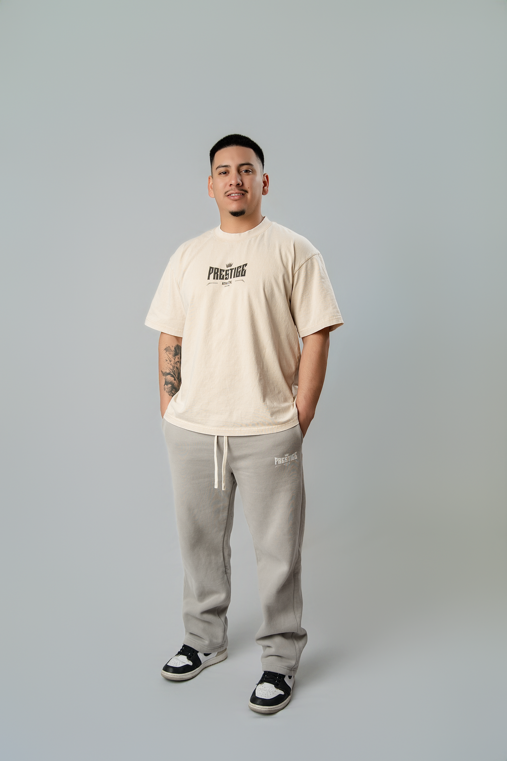 Beige Oversized Tee