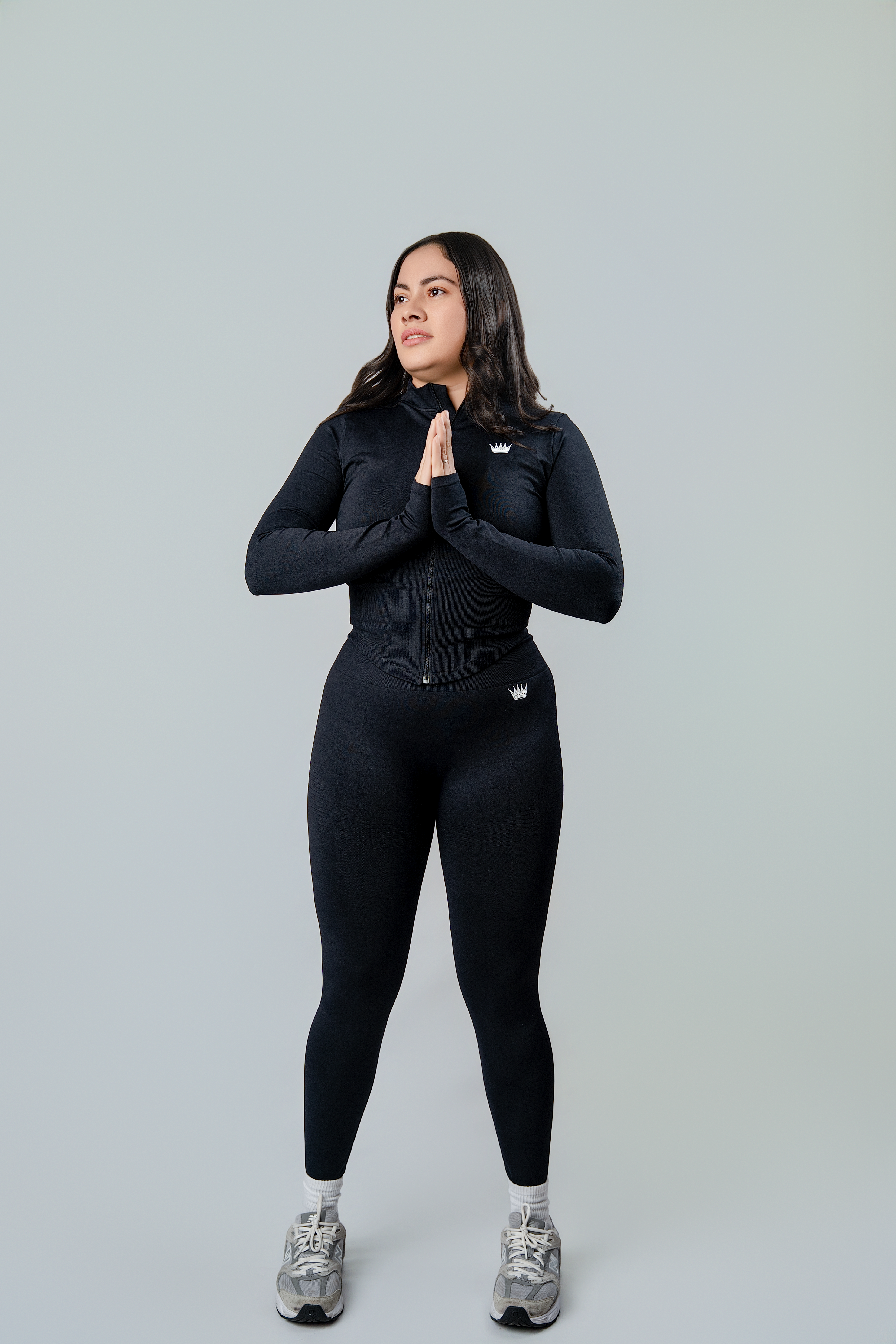 Black Women's Long Sleeve Jacket