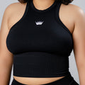 Black Women's Seamless Sculpt Athletic Tank