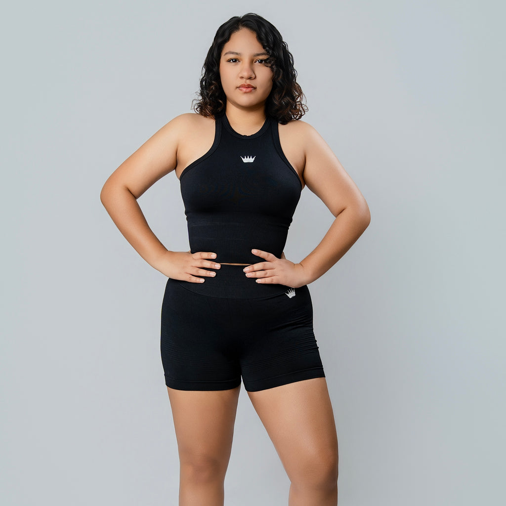 Black Women's Active Shorts